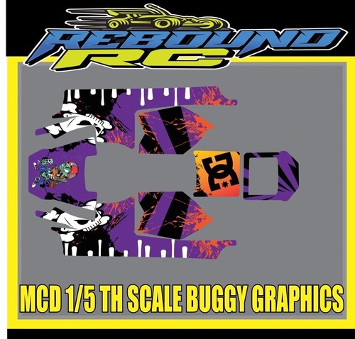 Mcd rr5 buggy body graphics - rr5,